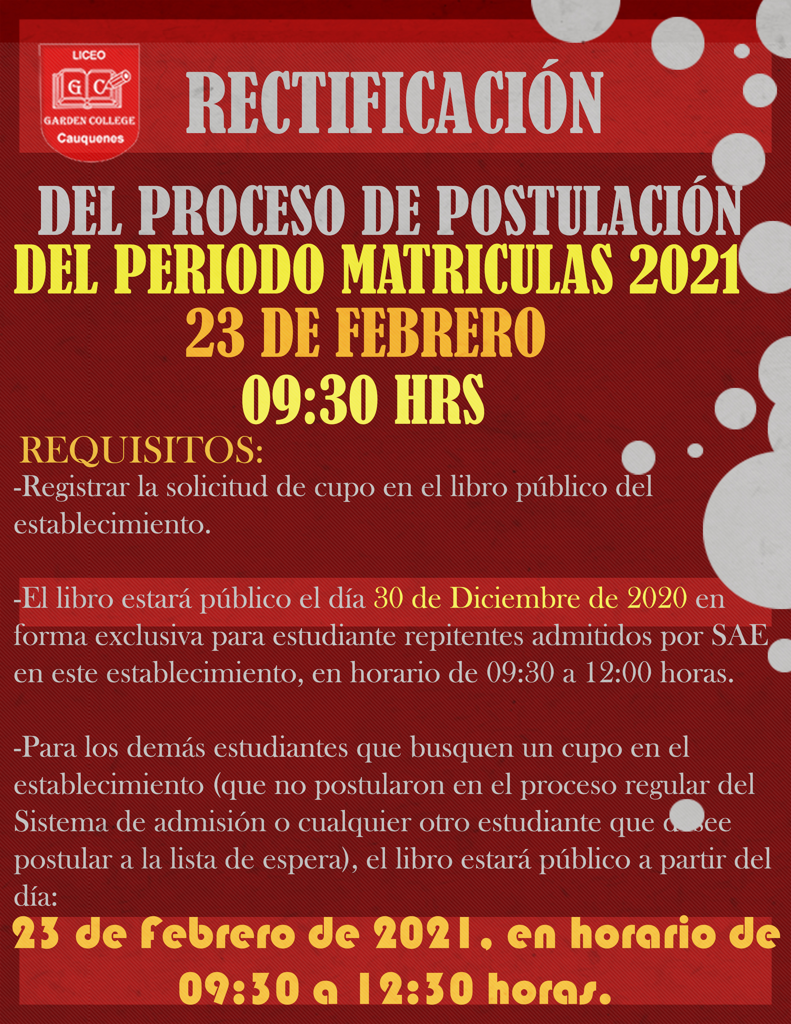 RECTIFICACION